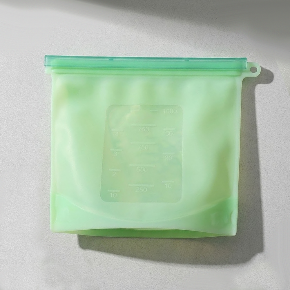 HomeCleanGoods™ SealFresh Reusable Silicone Zip Food Bags