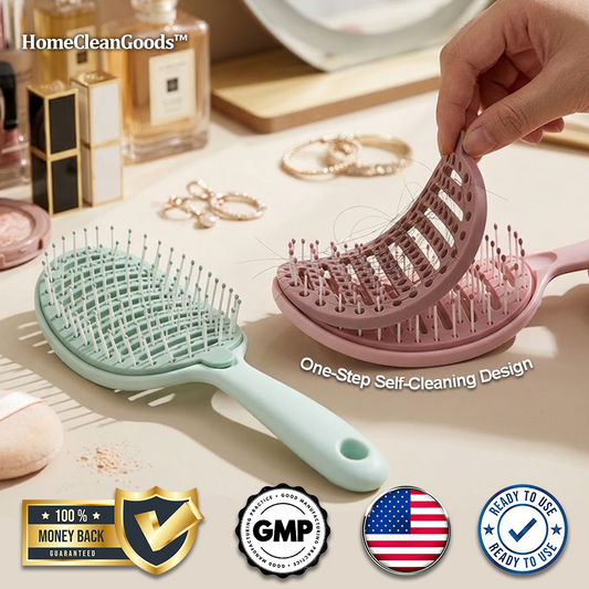 HomeCleanGoods™ SilkClean Detangle Quick-Dry Hair Brush