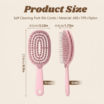 HomeCleanGoods™ SilkClean Detangle Quick-Dry Hair Brush