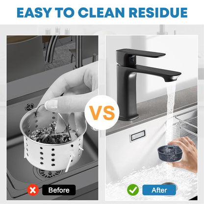 HomeCleanGoods™ SinkMate 3-in-1 Drain Stopper Filter Combo