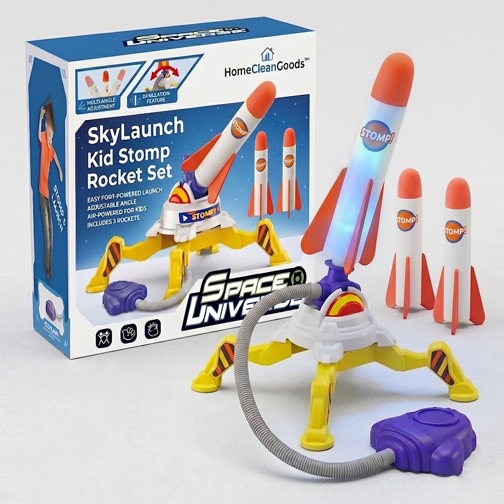 HomeCleanGoods™ SkyLaunch Kid Stomp Rocket Set