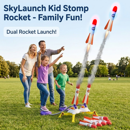 HomeCleanGoods™ SkyLaunch Kid Stomp Rocket Set