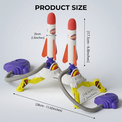 HomeCleanGoods™ SkyLaunch Kid Stomp Rocket Set