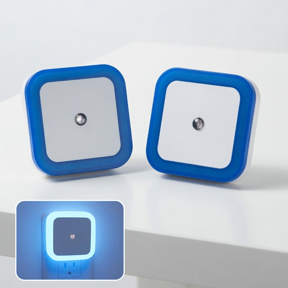 HomeCleanGoods™ SmartGlow Plug-In Auto Sensor Night Light