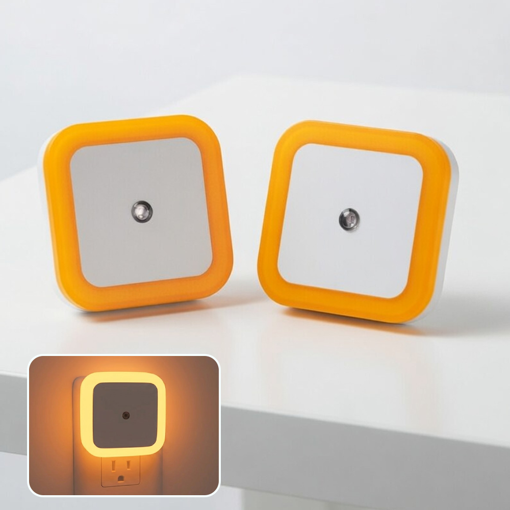 HomeCleanGoods™ SmartGlow Plug-In Auto Sensor Night Light