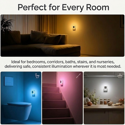 HomeCleanGoods™ SmartGlow Plug-In Auto Sensor Night Light