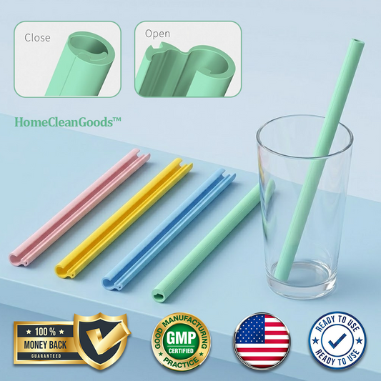 HomeCleanGoods™ SmartSip Reusable Openable Straw