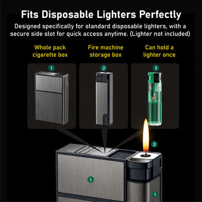 HomeCleanGoods™ SmokeMate Tight Seal Storage & Lighter Case
