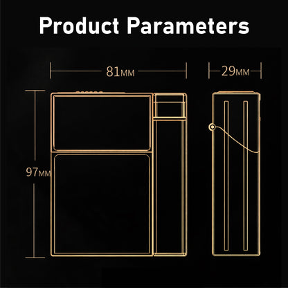 HomeCleanGoods™ SmokeMate Tight Seal Storage & Lighter Case