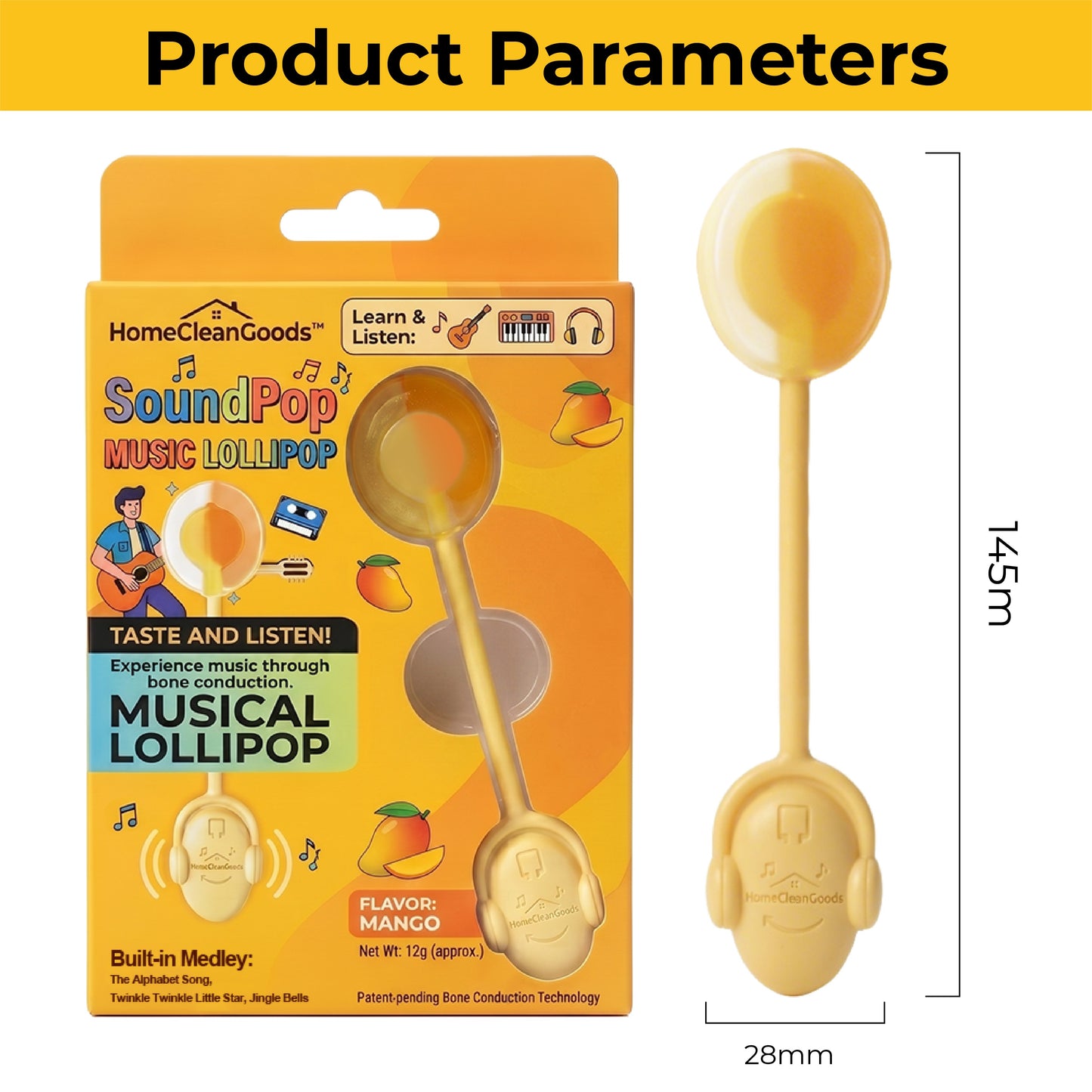 HomeCleanGoods™ SoundPop Music Lollipop