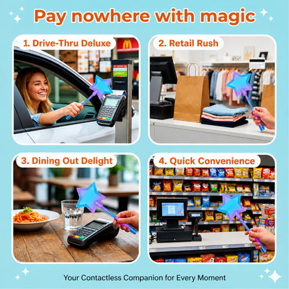 HomeCleanGoods™ SparklePay Magic Tap Card Wand