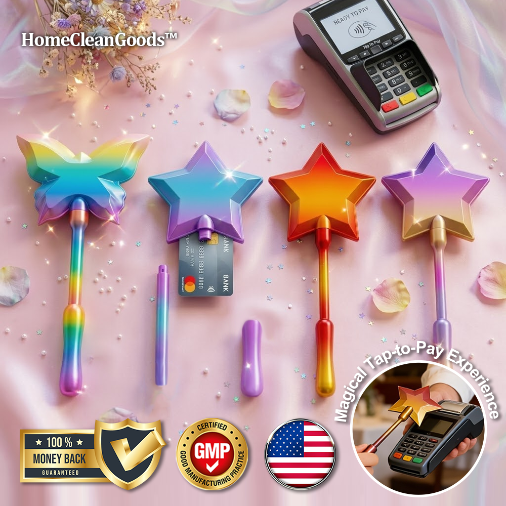 HomeCleanGoods™ SparklePay Magic Tap Card Wand