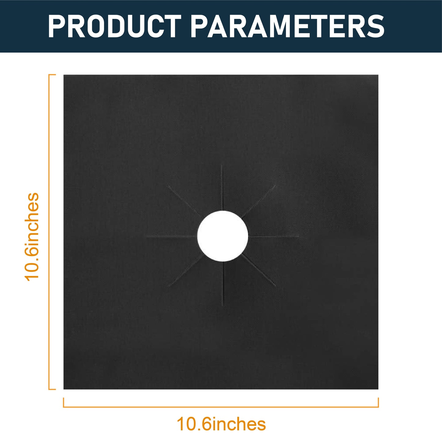 HomeCleanGoods™ SpillShield Non-Stick Stove Burner Covers