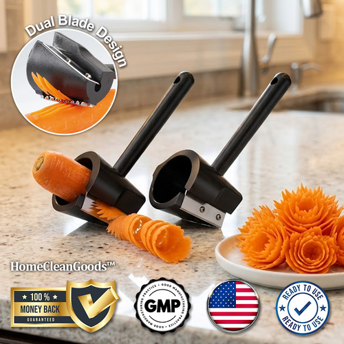 HomeCleanGoods™ SpiralCut Veggie Peeler Spiralizer