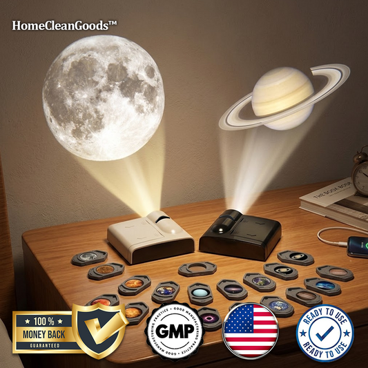HomeCleanGoods™ StarWave Mini Galaxy Projector Lamp