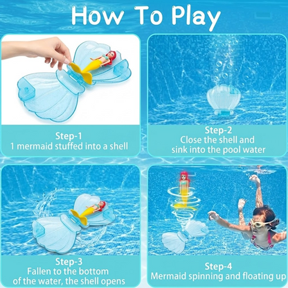 HomeCleanGoods™ SwimPop Mermaid Dive Toy