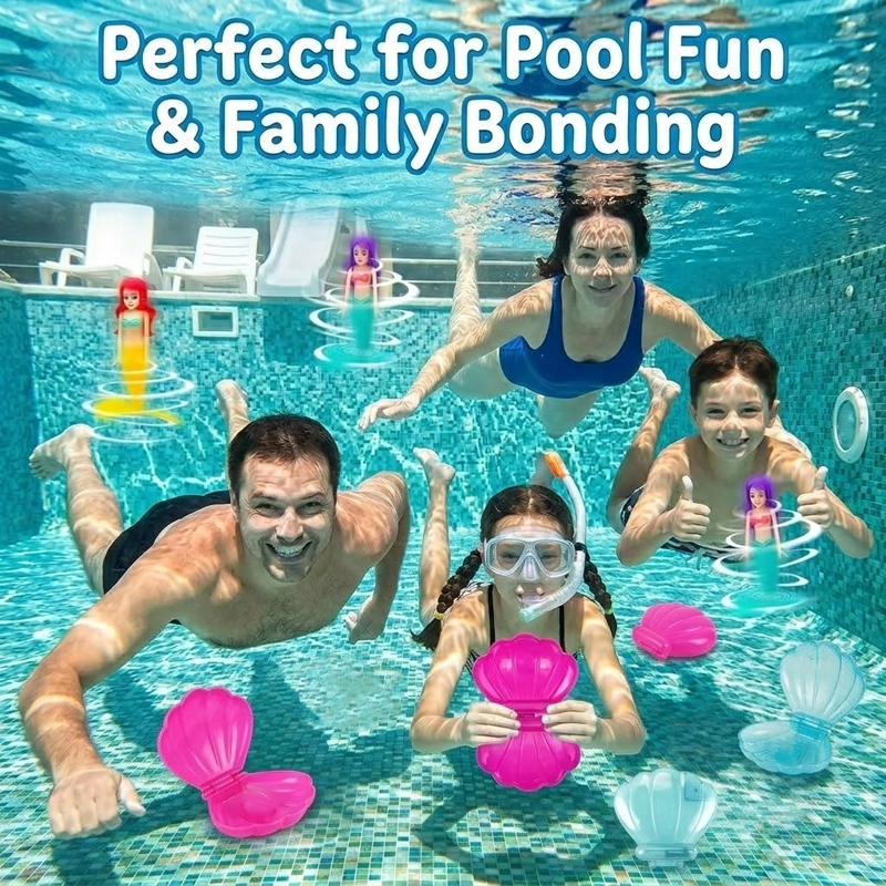 HomeCleanGoods™ SwimPop Mermaid Dive Toy