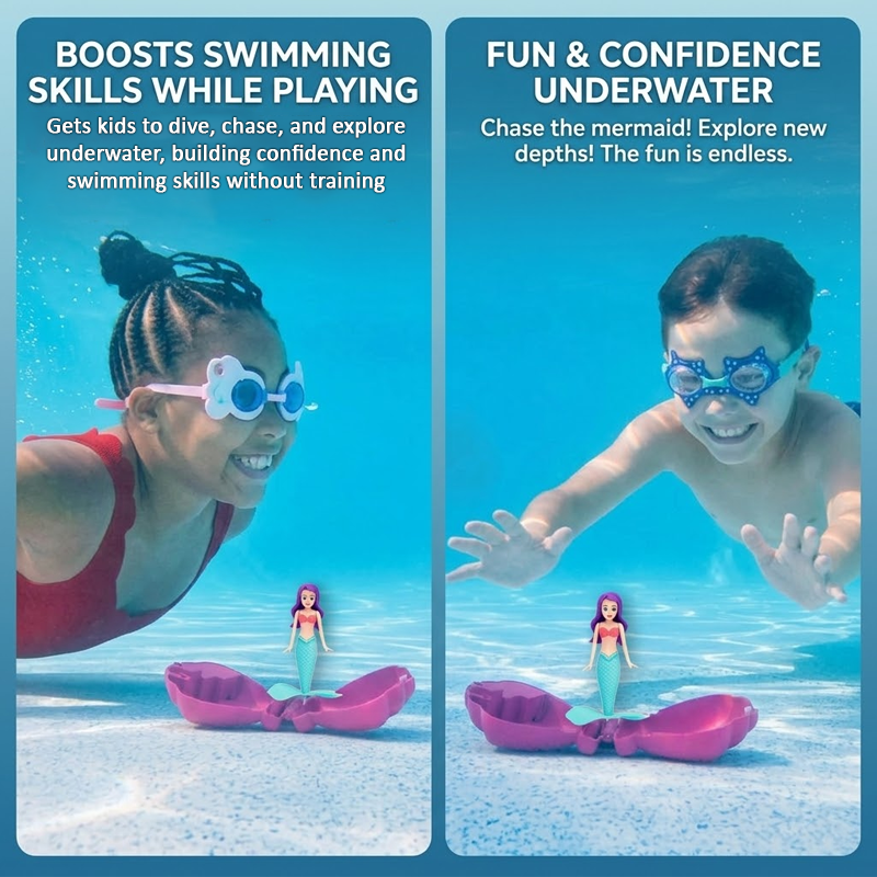 HomeCleanGoods™ SwimPop Mermaid Dive Toy