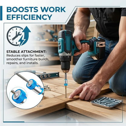 HomeCleanGoods™ ToolGrip Magnetic Screw Bit Ring