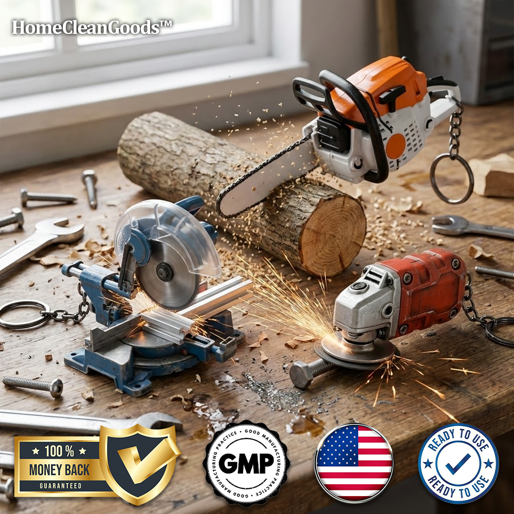 HomeCleanGoods™ TrailMini Creative 3D Tool Keychain
