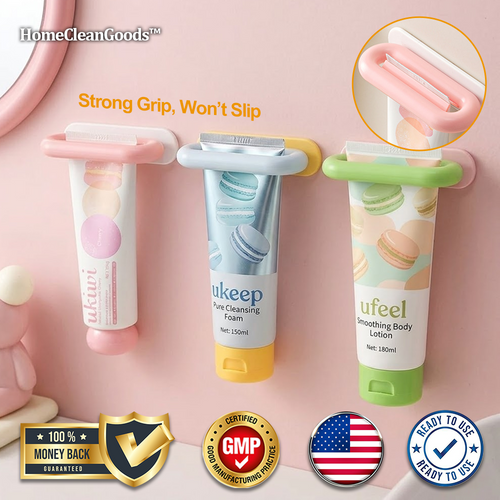 HomeCleanGoods™ TubePress Wall Squeezer Holder