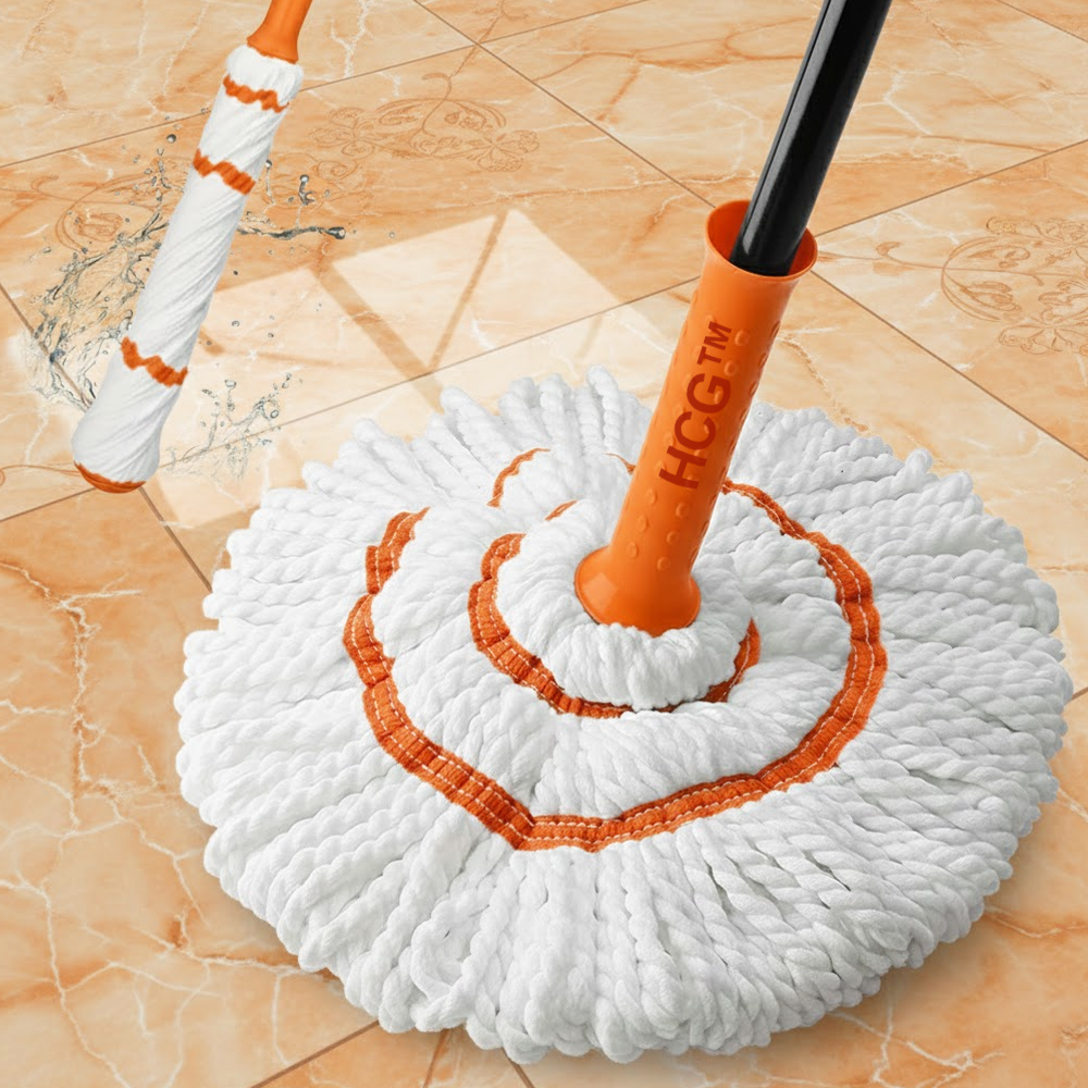 HomeCleanGoods™ Twist Clean Microfiber Floor Mop