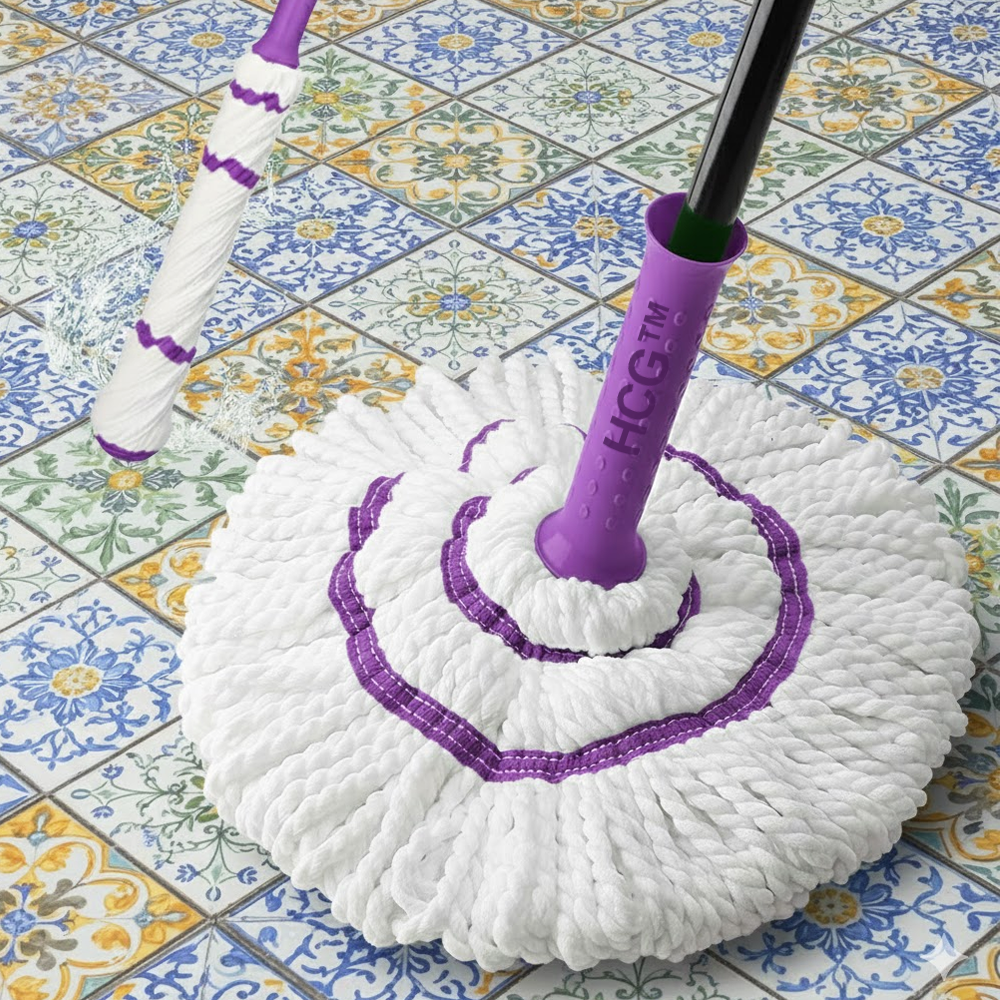 HomeCleanGoods™ Twist Clean Microfiber Floor Mop