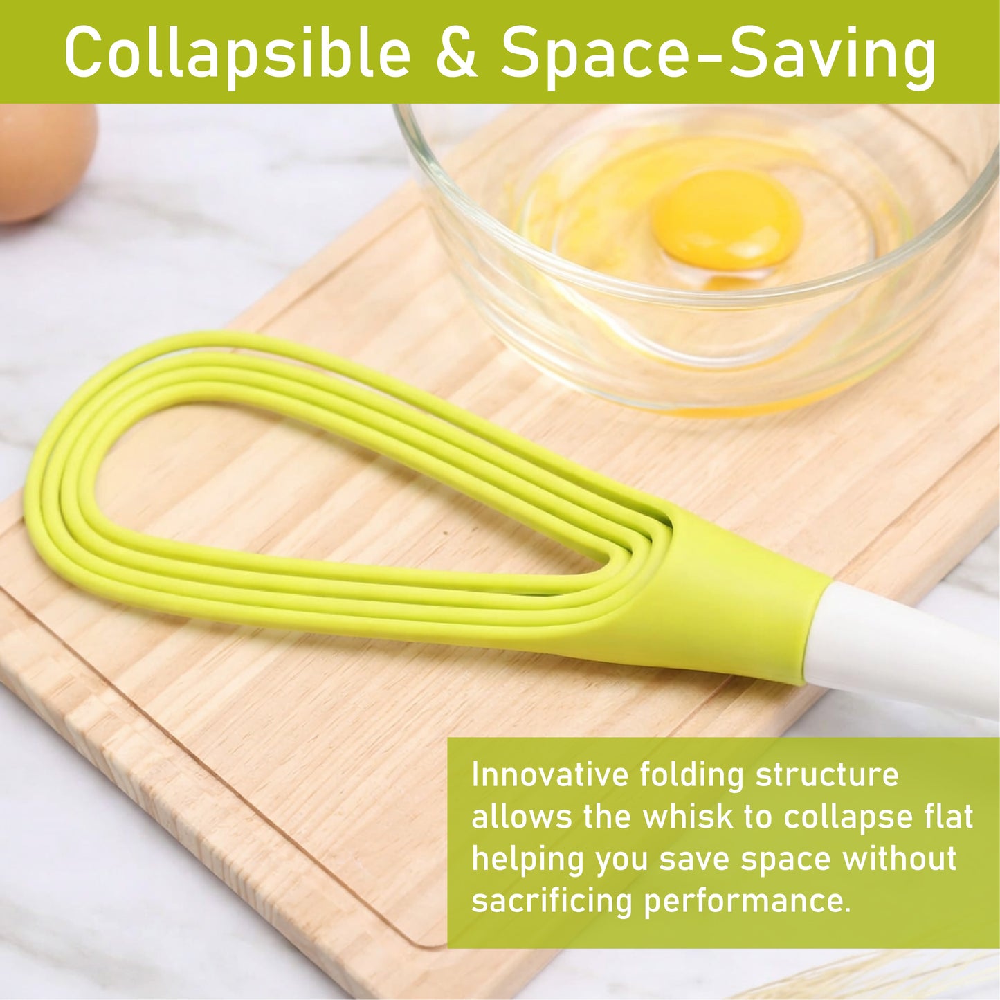 HomeCleanGoods™ TwistWhisk Dual-Function Foldable Whisk