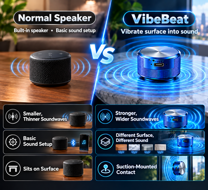 HomeCleanGoods™ VibeBeat Bone-Conduction Bluetooth Speaker