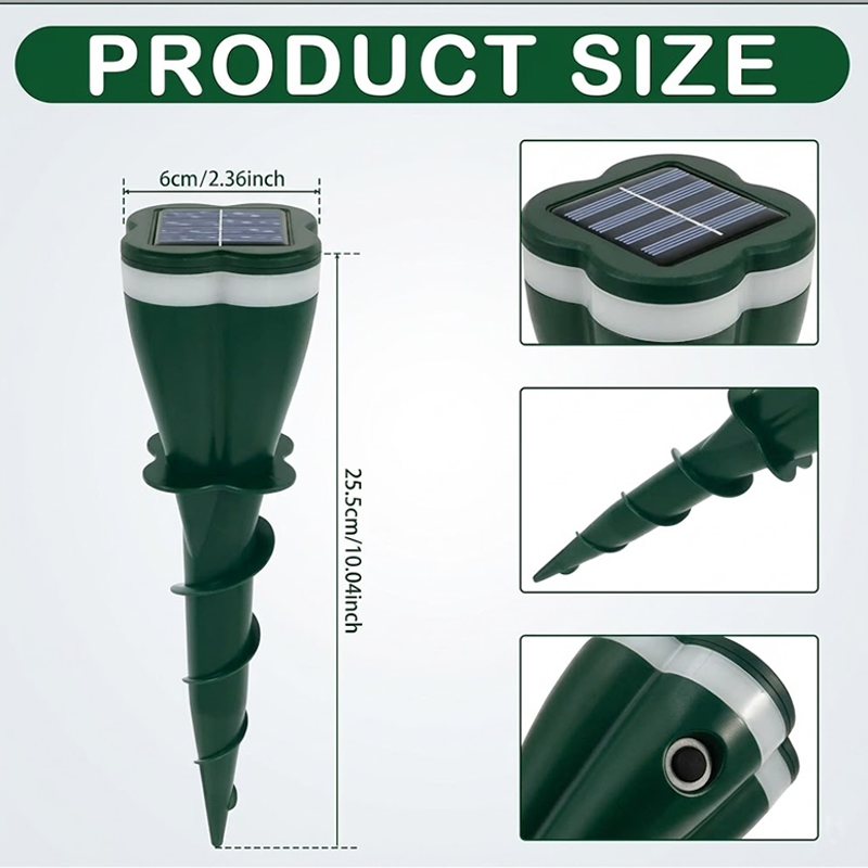 HomeCleanGoods™ YardShield Solar Ultrasonic Pests Repellent
