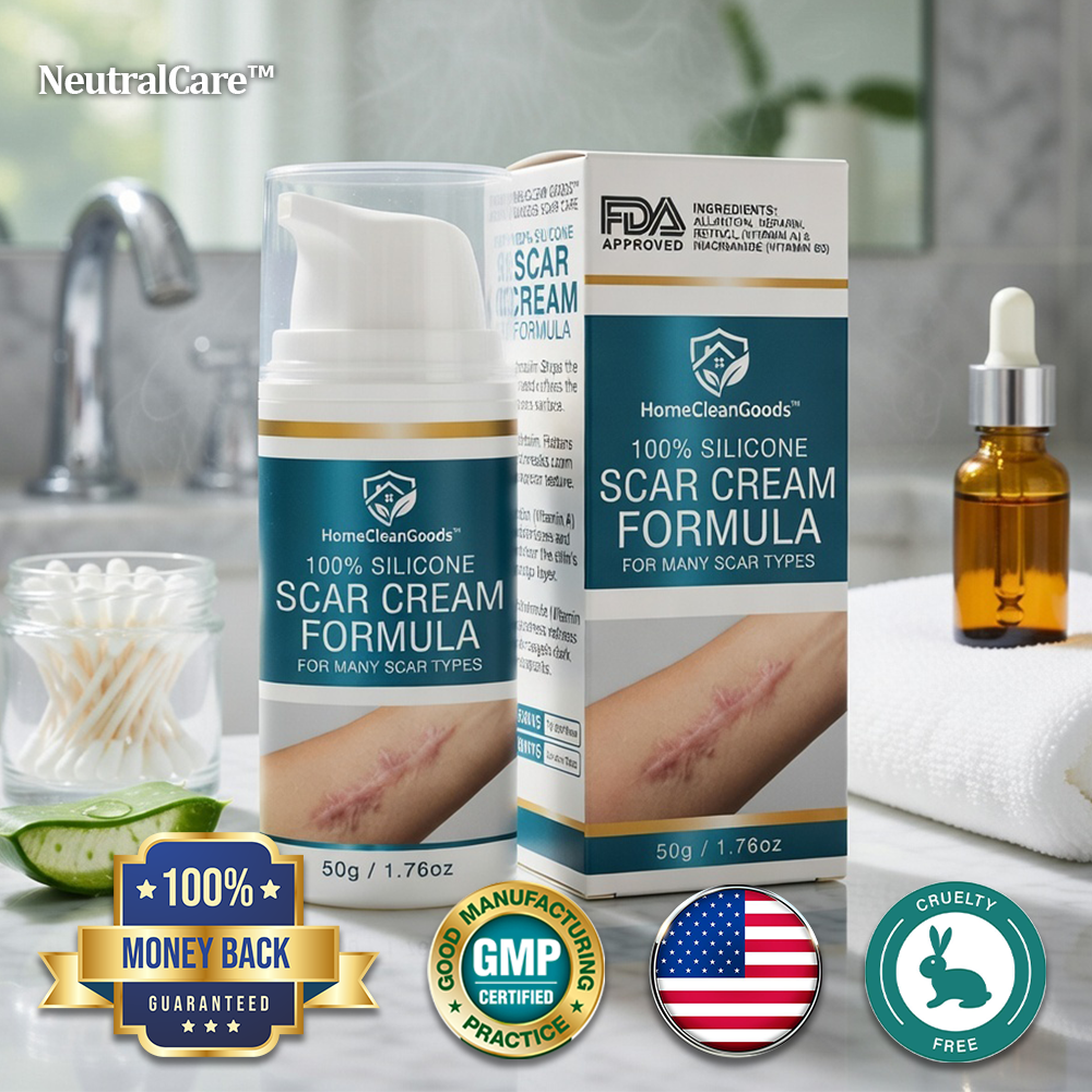 HomeCleanGoods™ 100% Silicone Scar Cream Formula