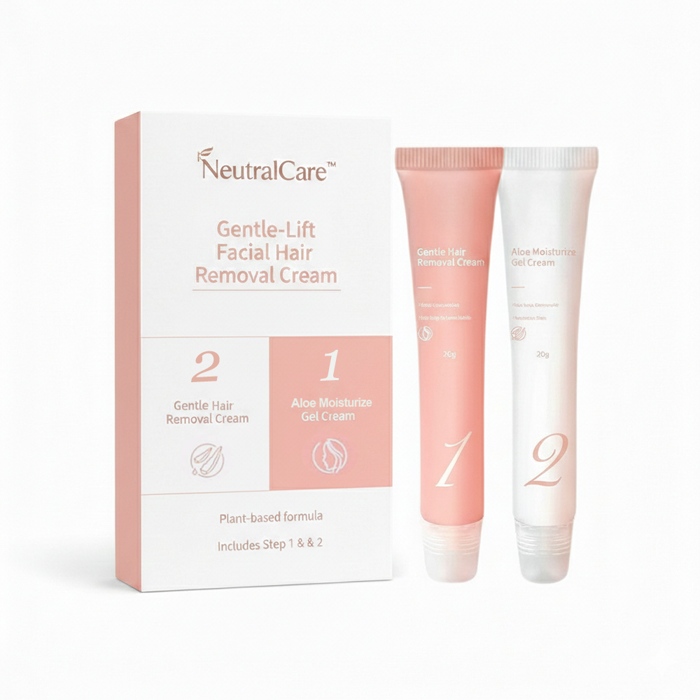 HomeCleanGoods™ Gentle-Lift Facial Hair Removal Cream