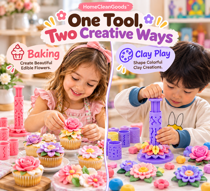 HomeCleanGoods™ PetalPop DIY Flower Press Shaping Kit