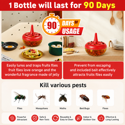 HomeCleanGoods™ CleanNest Fly & Multi-Pest Bait Trap